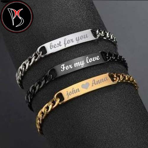 Customized Steel Braclet