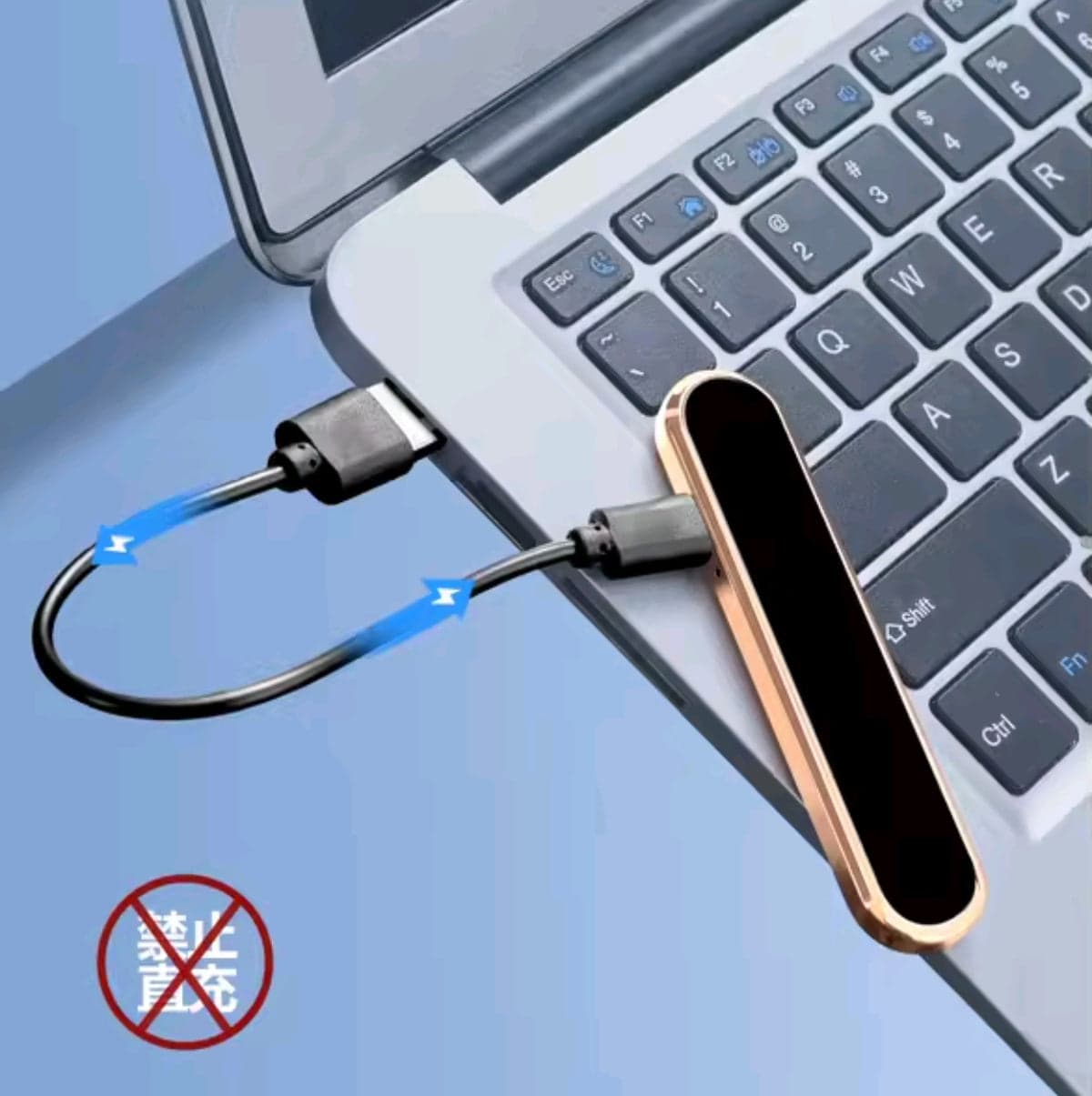 Rechargable Lighter ( With Type C Charging Cable ) ( Available in 3 Colours )