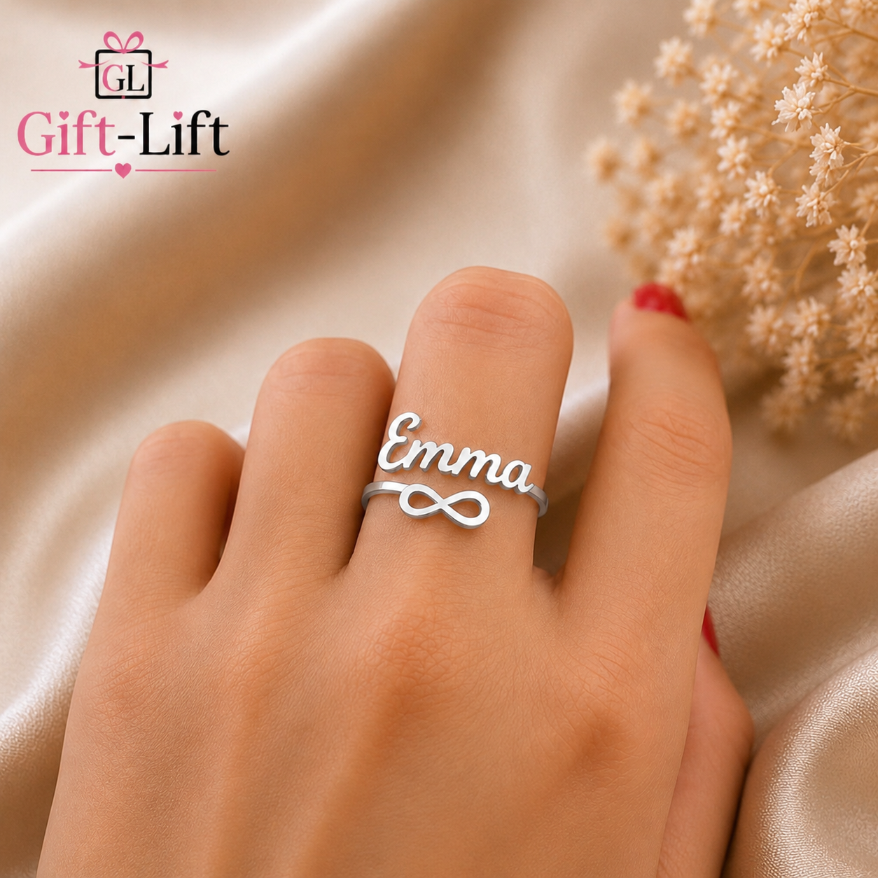 Personalized Name Infinity Ring ♾️