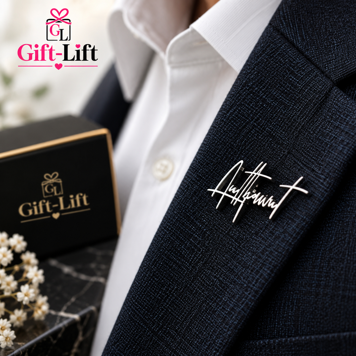 Personalized Signature Name Lapel Pin