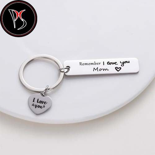 Customize Mother Day Metal Tag keychain