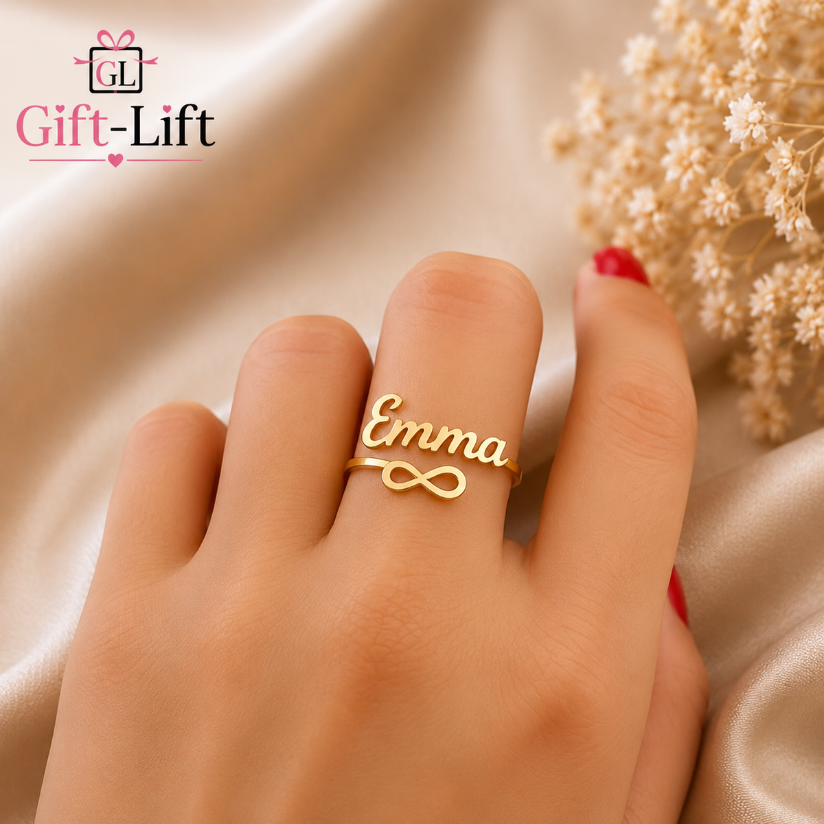 Personalized Name Infinity Ring ♾️