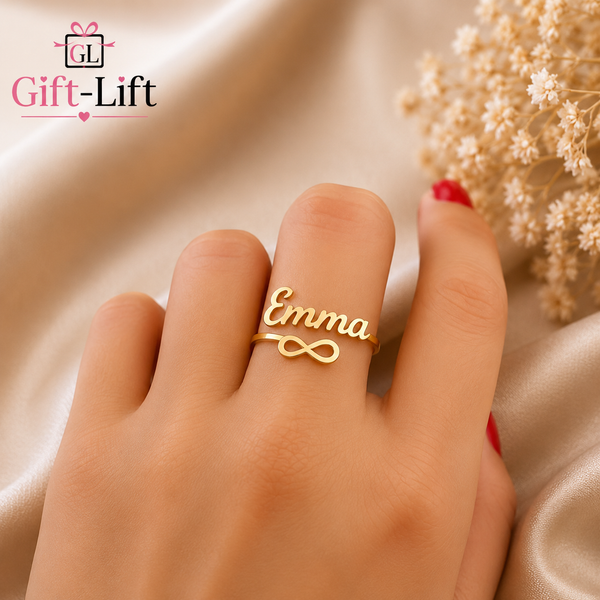 Personalized Name Infinity Ring ♾️